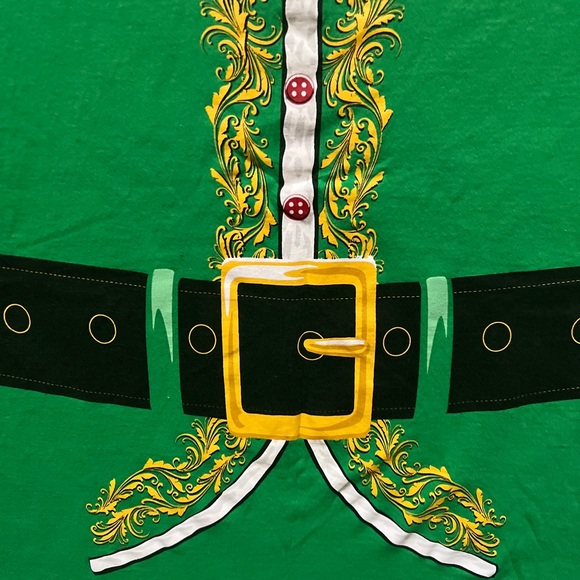 DEC. 25th Santa's Helper Elf Christmas Holiday Humor T-shirt Green 2XL Unisex - Picture 3 of 8